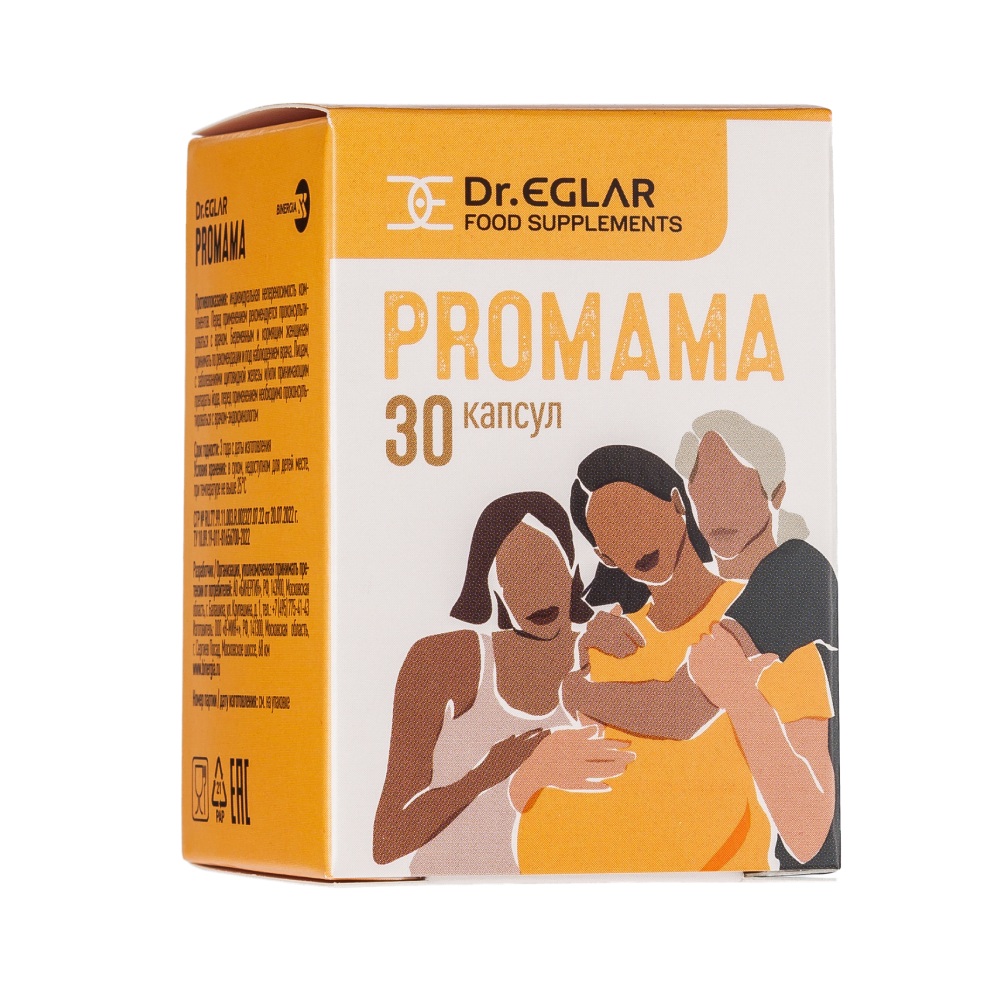 Dr.EGLAR PROMAMA (ДОКТОР ЭГЛАР ПРОМАМА) капсулы 30-60 шт